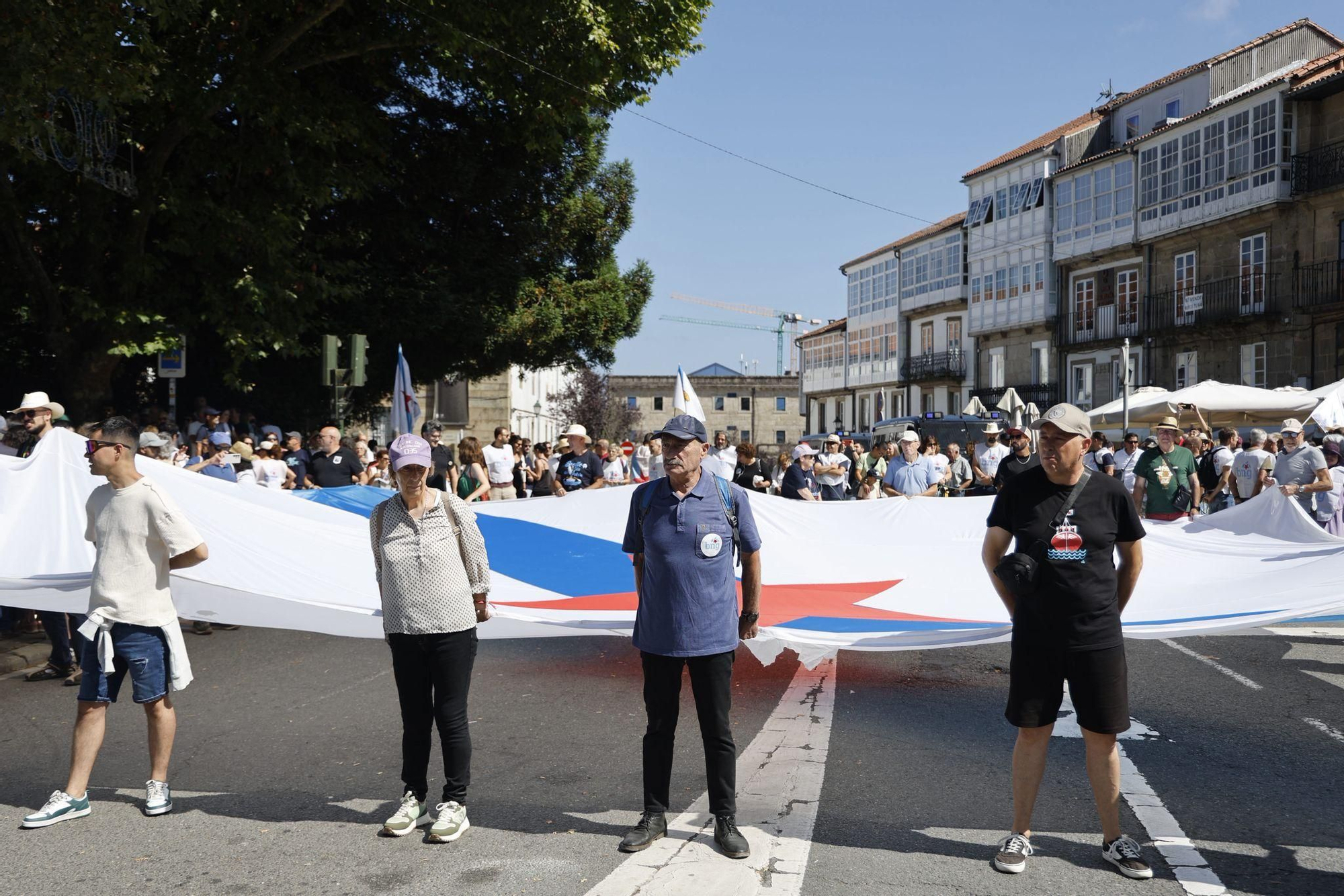 A simaxes do Día da Patria do BNG en Compostela
