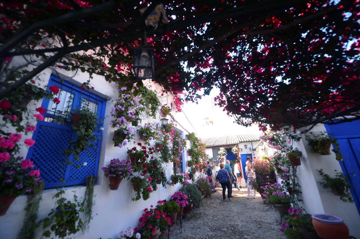 Turistas visitan los Patios de Córdoba.