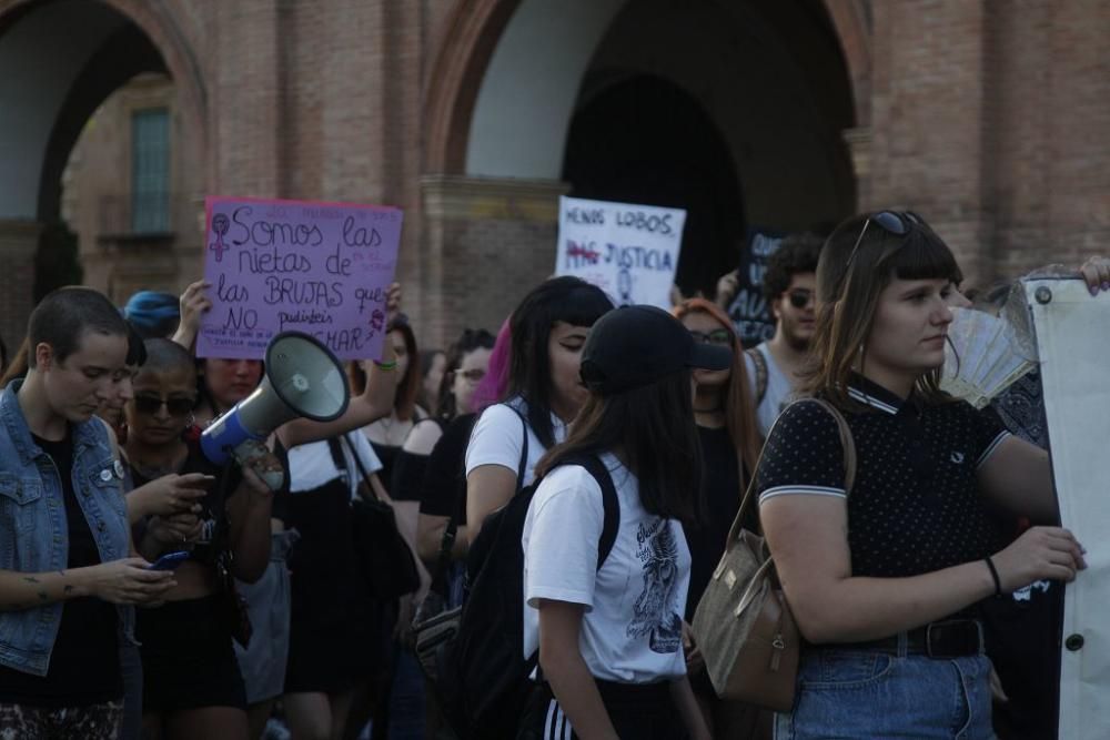 Protesta en Murcia contra la excarcelación de La Manada