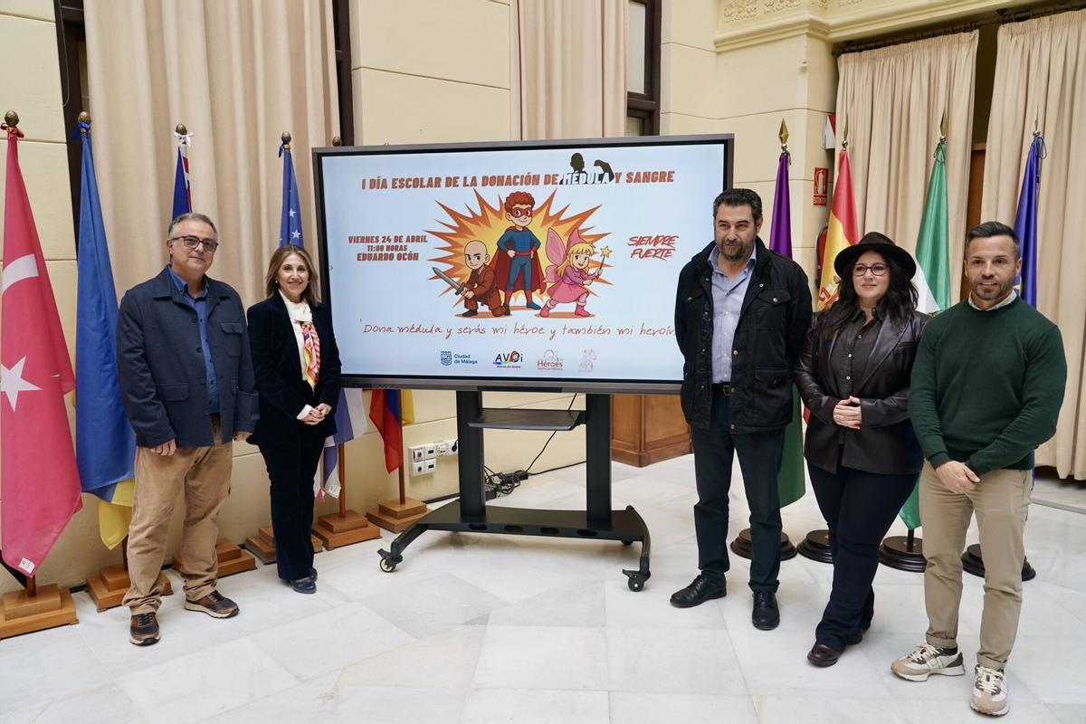 Málaga celebra el I Día Escolar de la Donación de Médula y Sangr