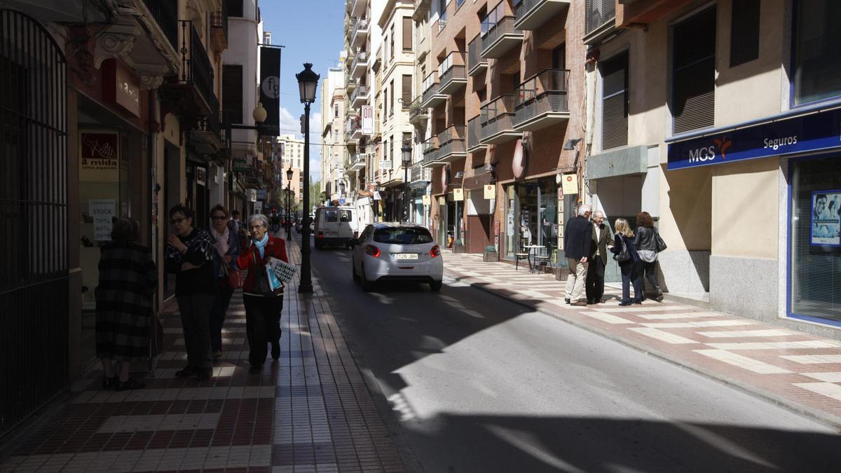 Imagen de la calle San Vicente de Castelló.