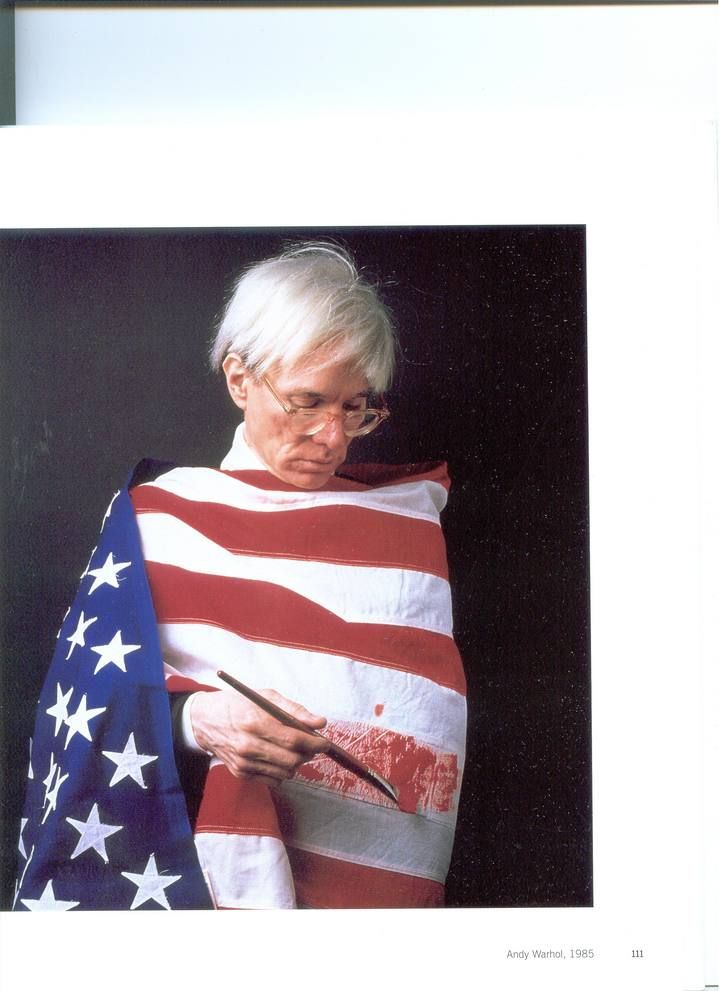 Retrato que Schommer hizo del artista neoyorquino Andy Warhol.