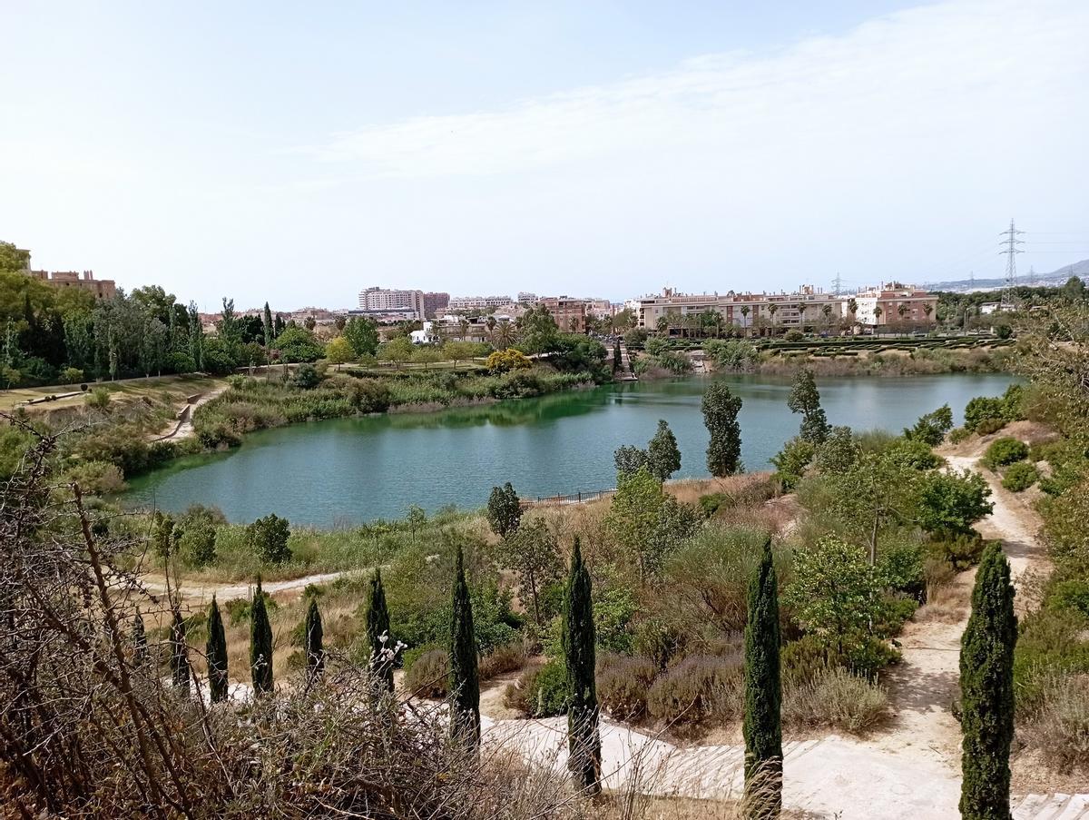 Una vista de la Laguna de la Barrera, a mitad de junio.