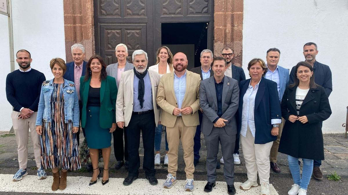 Imagen de la reunión mantenida por la asociación en Teguise, Lanzarote.