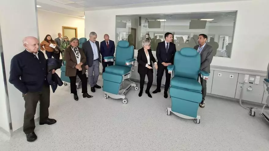 El hospital de Jarrio tiene lista su nueva unidad de hemodiálisis y los primeros pacientes llegarán la segunda semana de abril