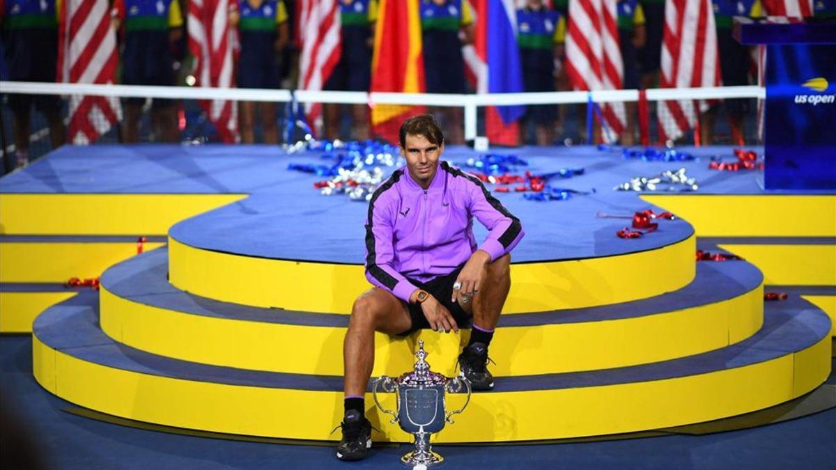Rafa Nadal , flamante vencedor del US Open 2019
