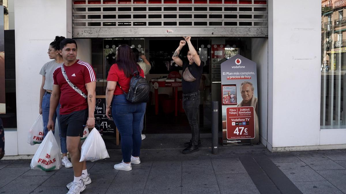 Apagón eléctrico en Madrid.