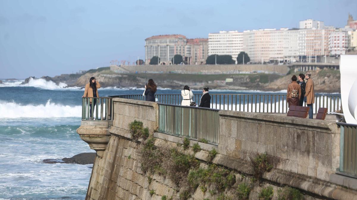 Oleaje en A Coruña