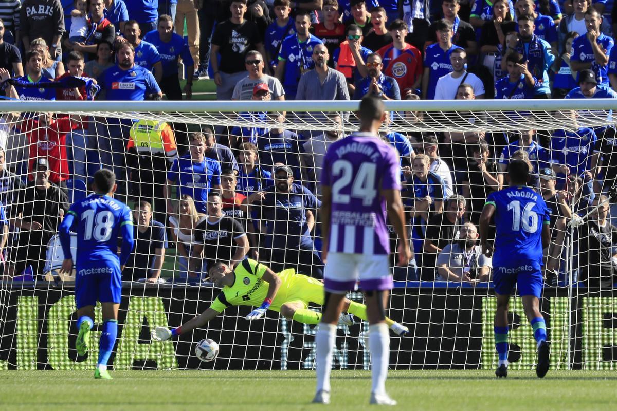 GETAFE - VALLADOLID : El gol de Sergio León