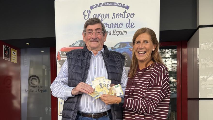 José Antonio Sánchez Cuervo, ganador de los 1.000 euros semanales del Gran Sorteo de LA NUEVA ESPAÑA: "Haré un regalo a mi mujer"