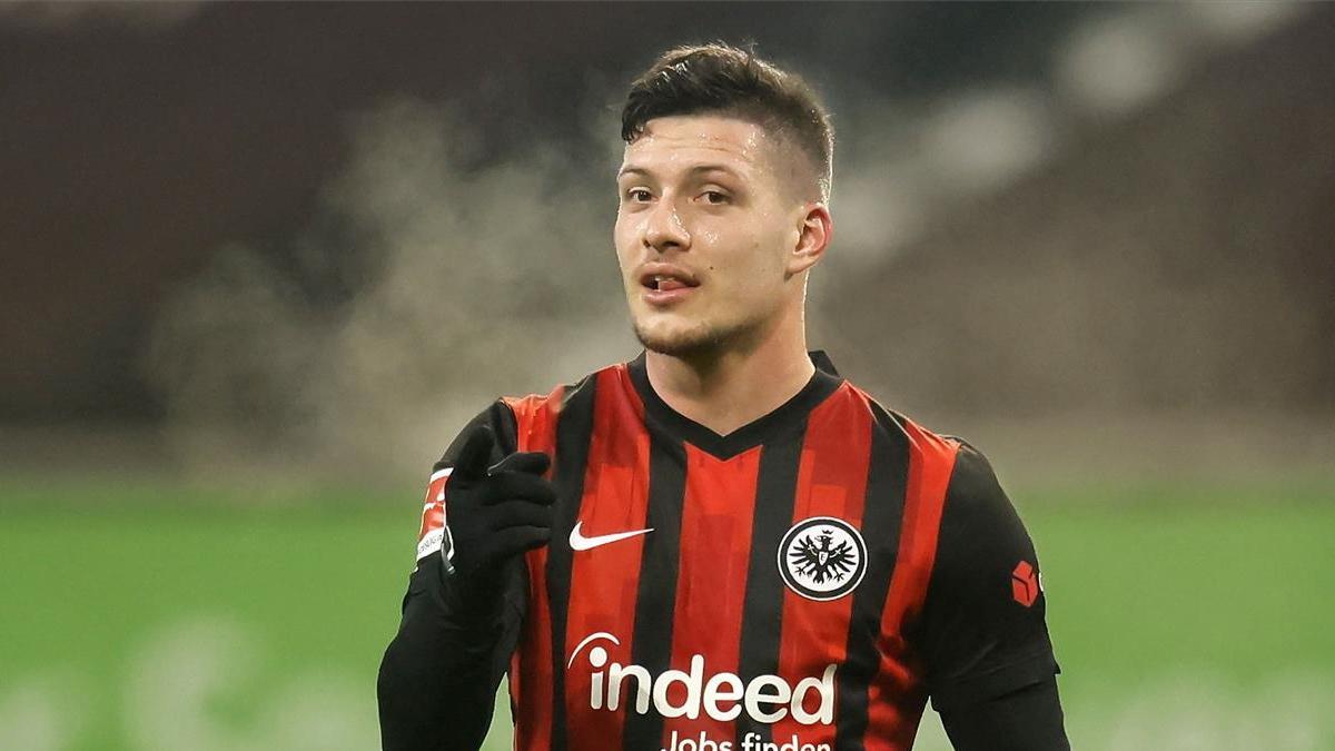 Luka Jovic no encuentra su mejor forma física