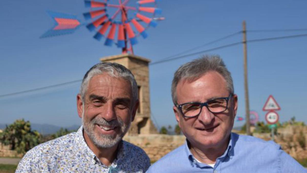 Sie sind ein eingespieltes Team: Wanderautor 
Joan Carles Palos (li.) und Historiker Bartomeu Carrió. 