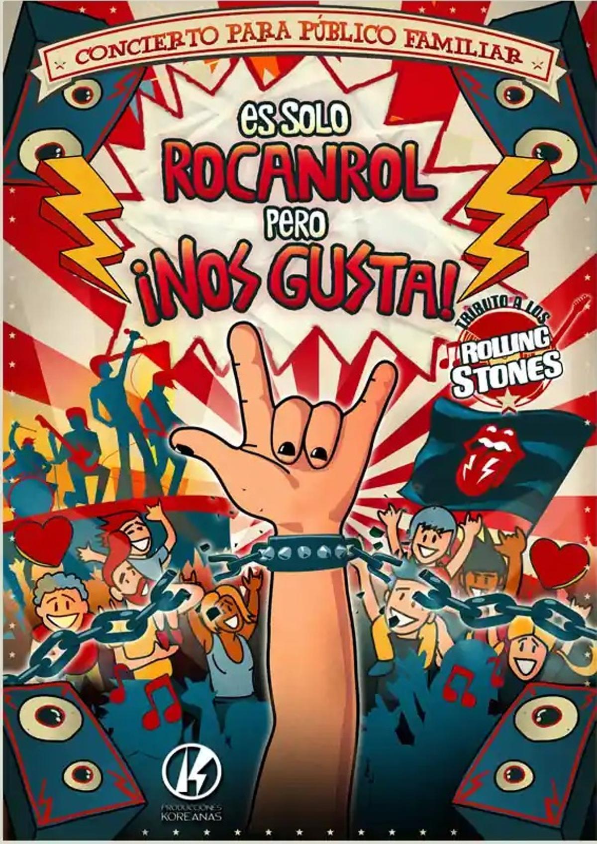 Concierto familiar ‘Es solo rocanrol, pero nos gusta’