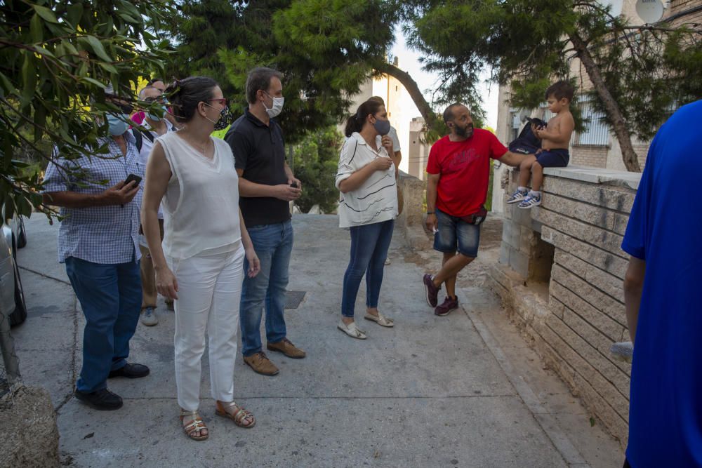 Oltra visita la Zona Norte de Alicante