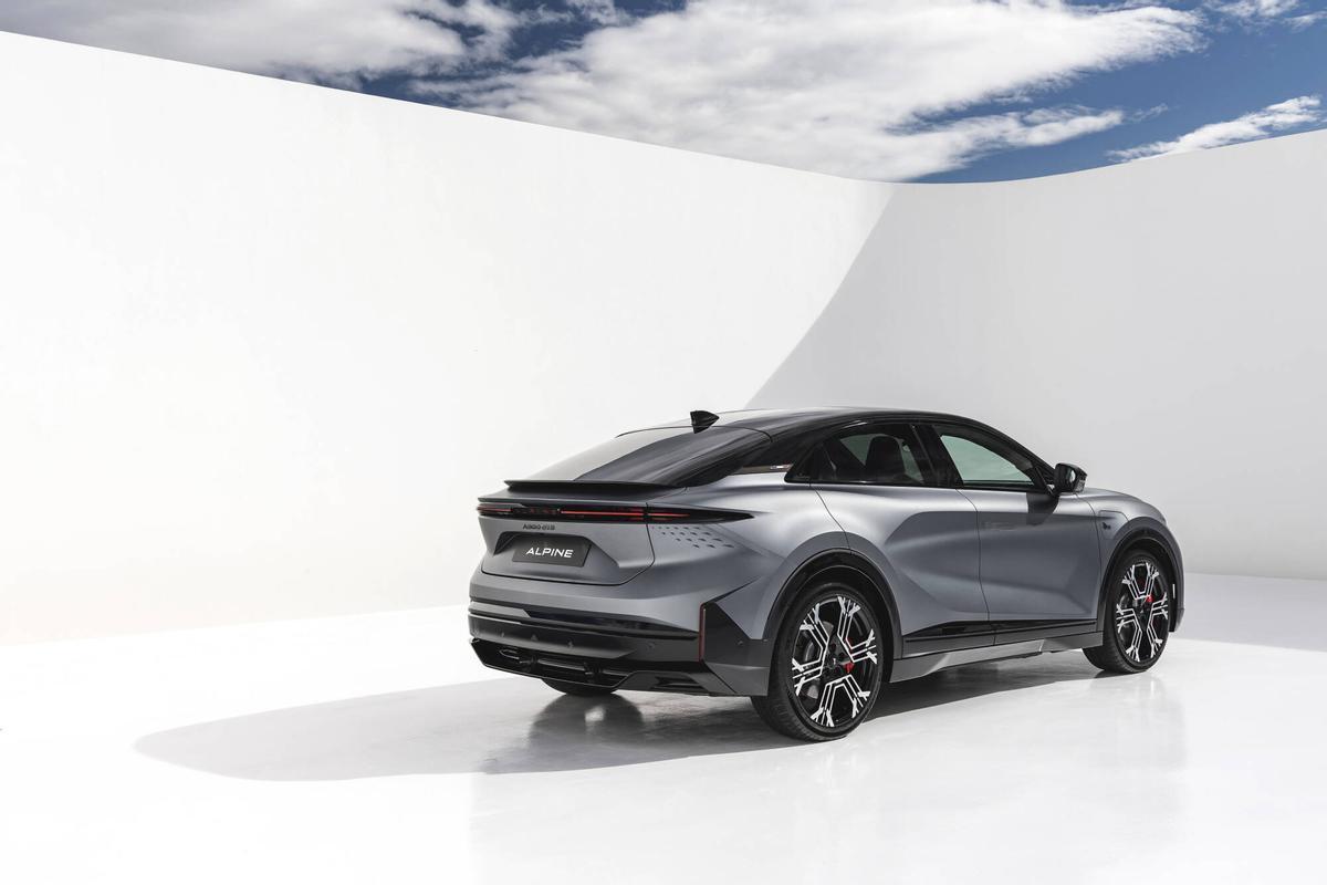 Alpine A390 GTS Matt Thunder Grey.