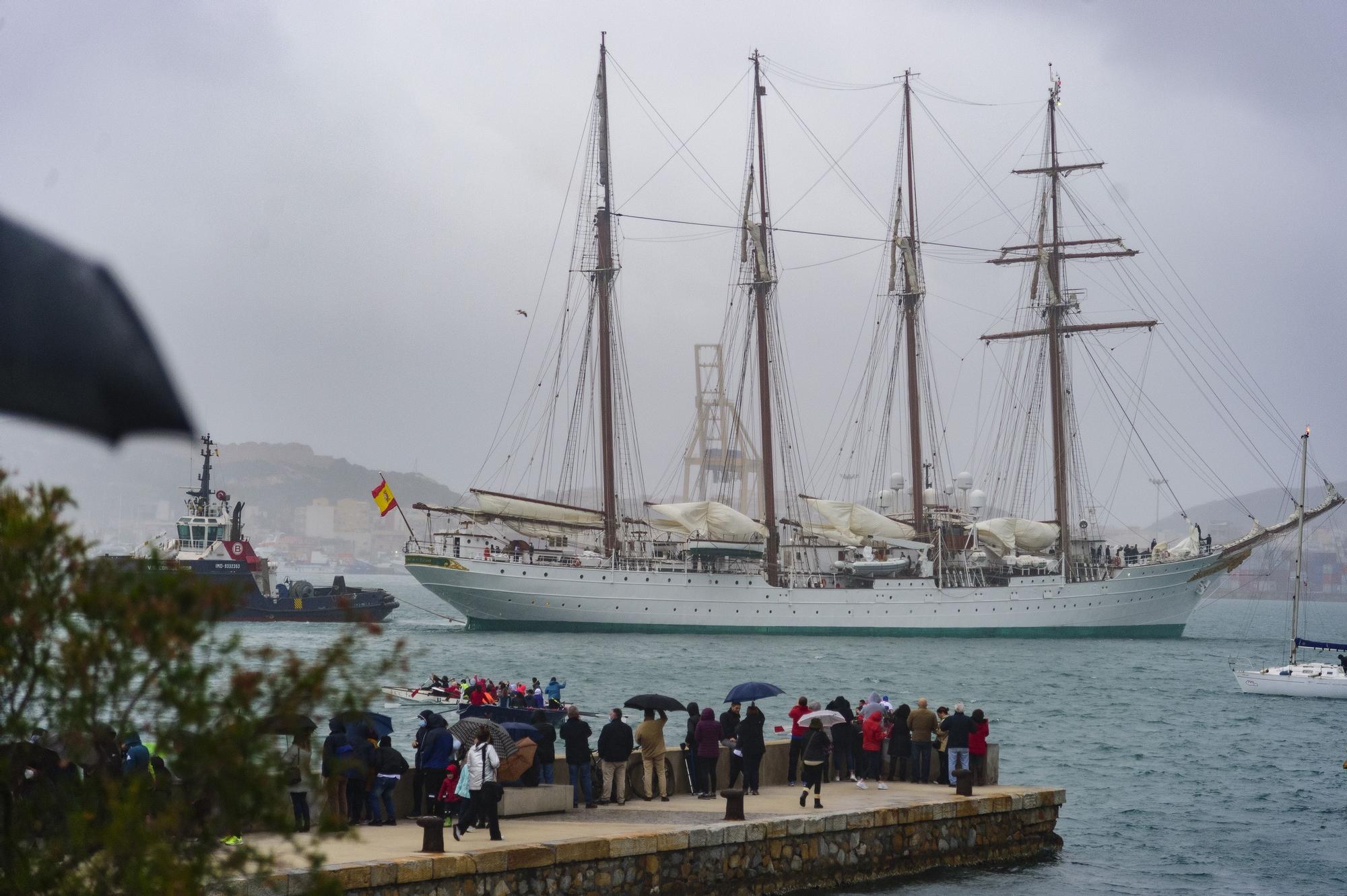 Así ha sido el homenaje a Elcano en Cartagena