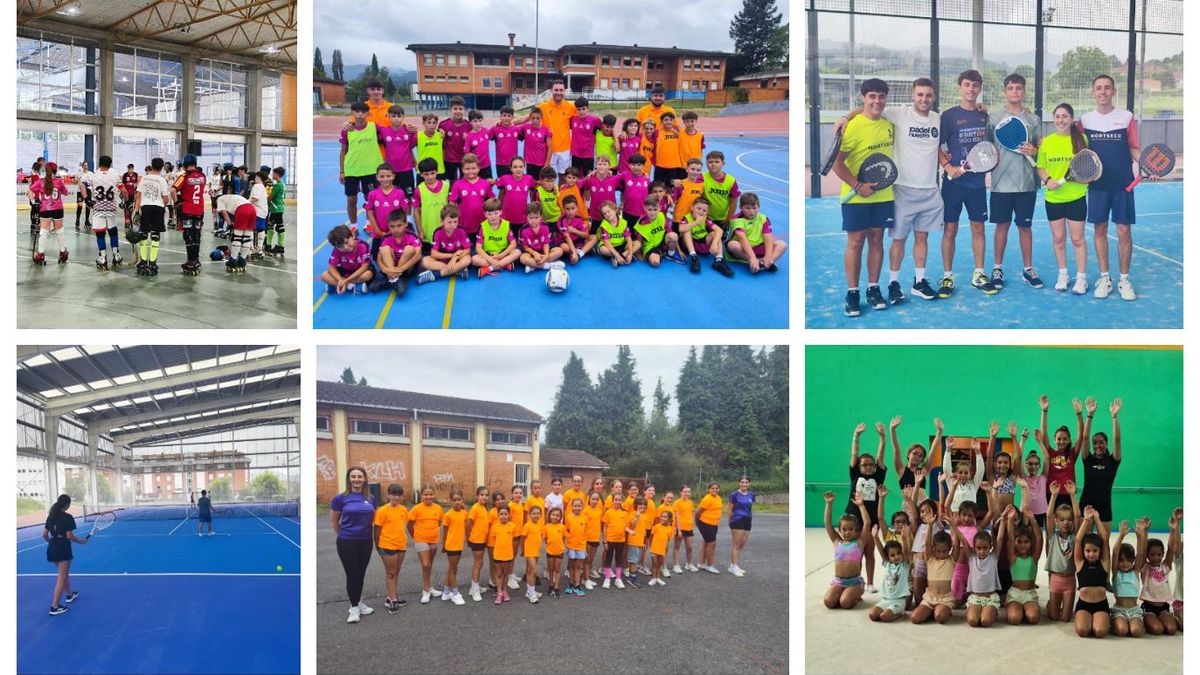 Los campus deportivos llenan Grado: así son las actividades deportivas y de ocio para los más jóvenes