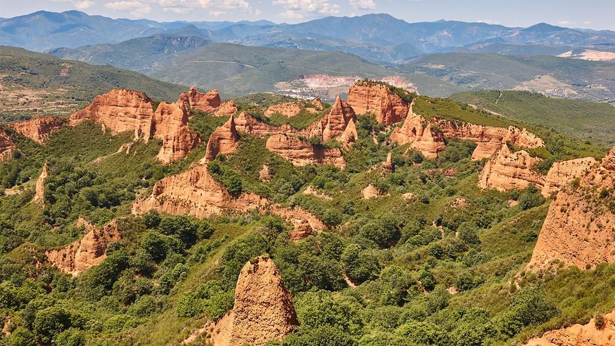 Una imagen de Las Médulas.