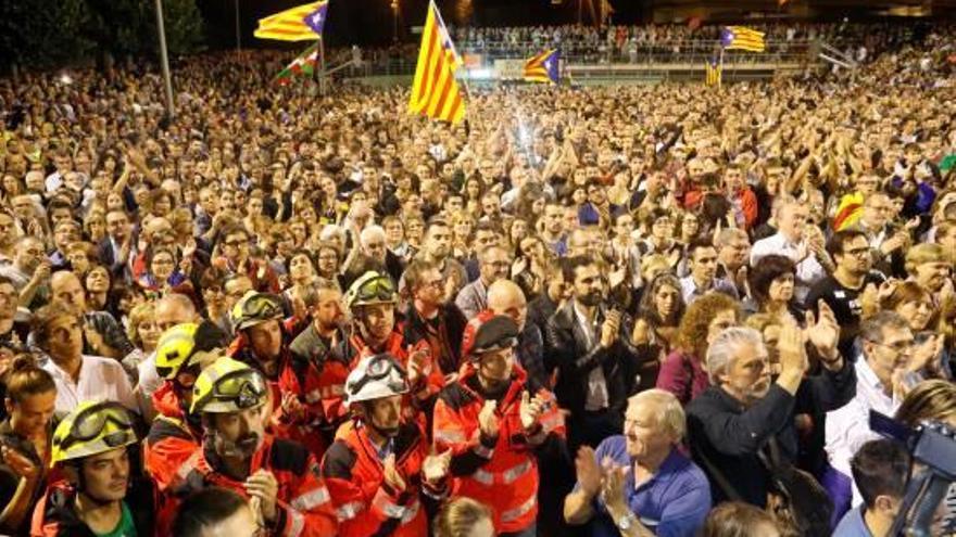 Molts representants municipals van acudir a la manifestació d&#039;Aiguaviva.