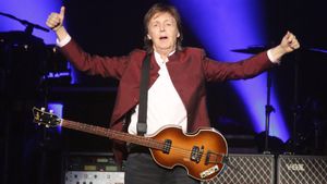 Paul McCartney, durante un concierto en Alemania.