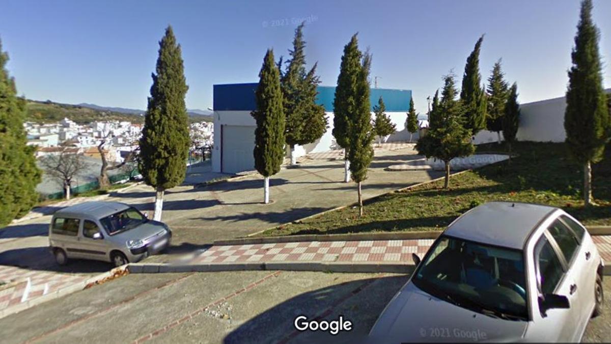 Imagen del cementerio de Alozaina de Google Maps
