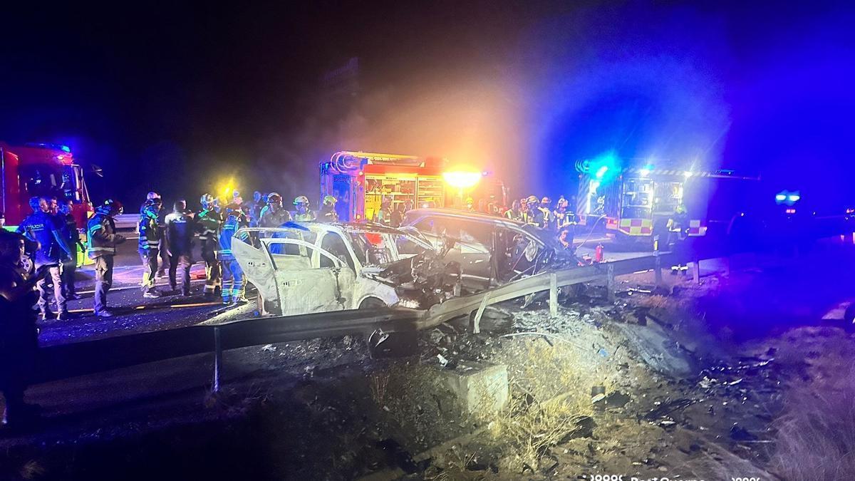 Cuatro muertos, uno de ellos policía, en una persecución por un robo en Málaga.