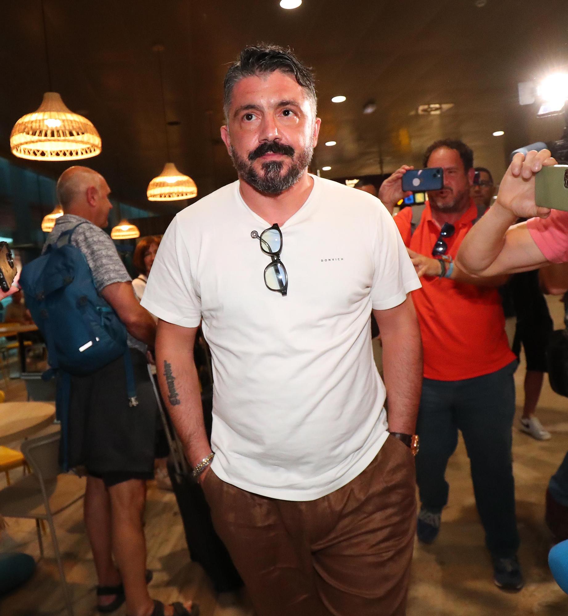 Así ha sido la llegada de Gattuso a Valencia CF