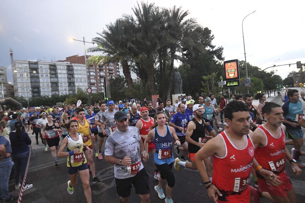 Carrera nocturna de Murcia, en imágenes