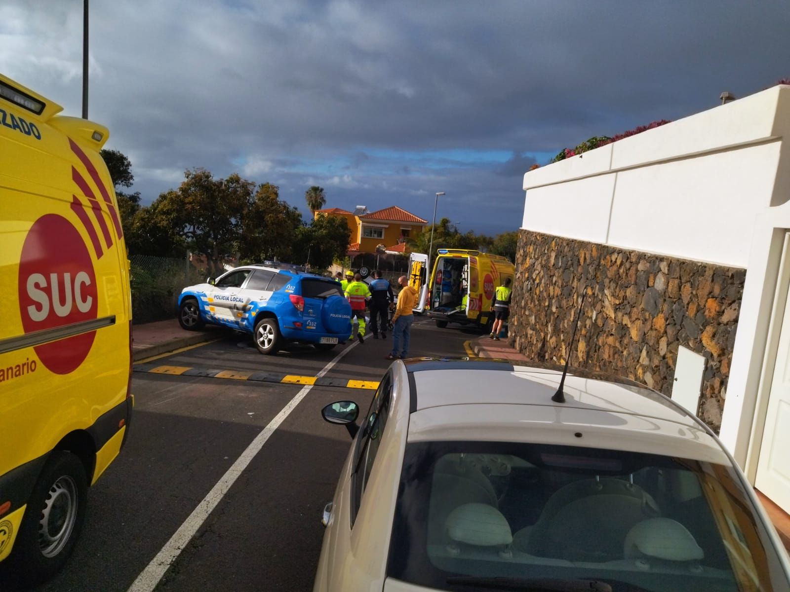 Fallece un hombre tras un accidente en Santa Úrsula