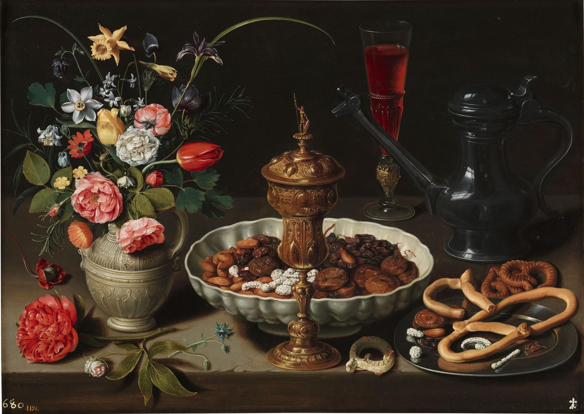 "Bodegón con flores", Clara Peeters (1611)