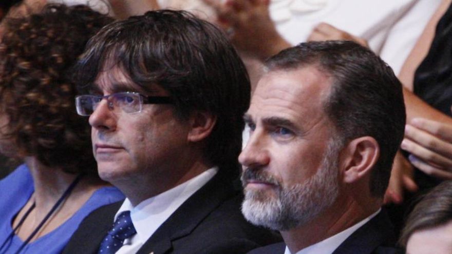 Puigdemont imposa una única condició per rebre el monarca