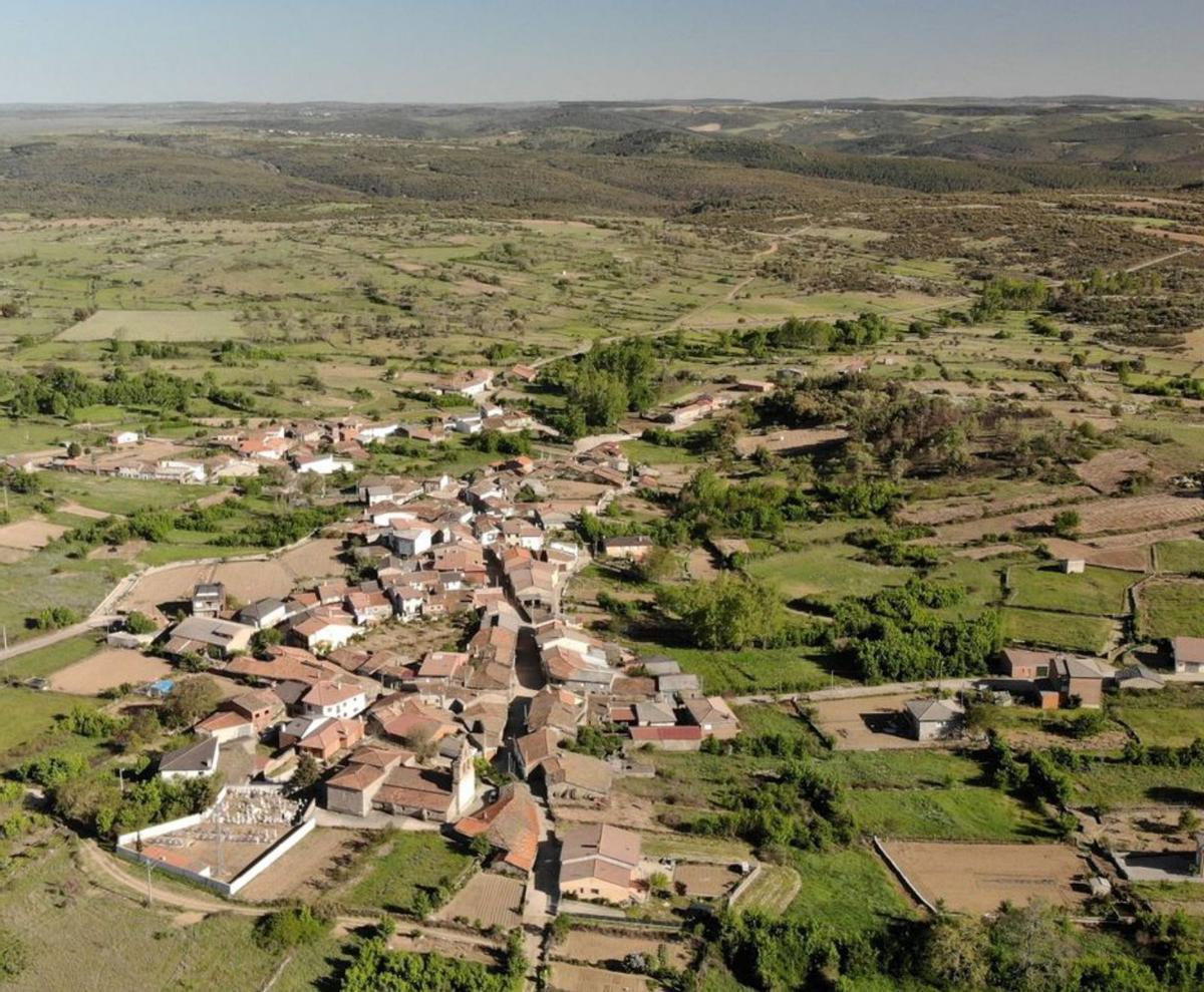 Figueruela de Abajo a vista de pájaro. | Ch. S.