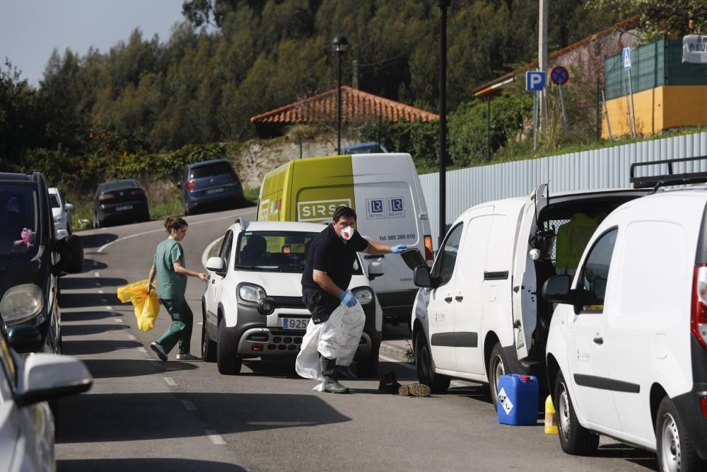 La residencia El Villar, desinfectada