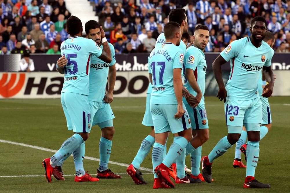 Les millors imatges del Leganés-Barça