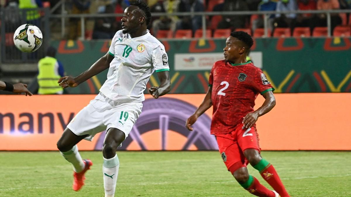 Imagen del duelo entre Malaui y Senegal