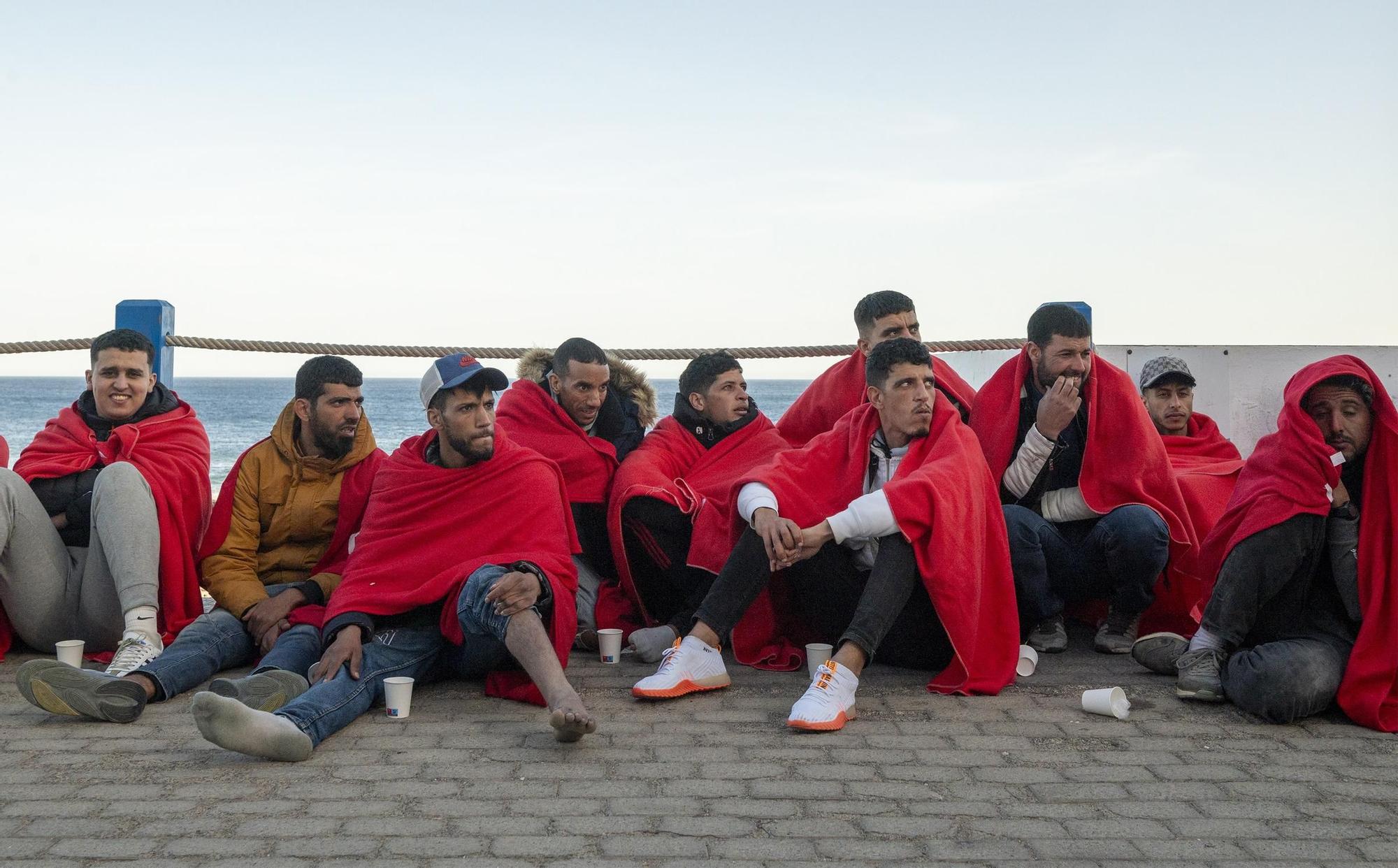 Una patera con 31 migrantes llega por sus propios medios a Lanzarote