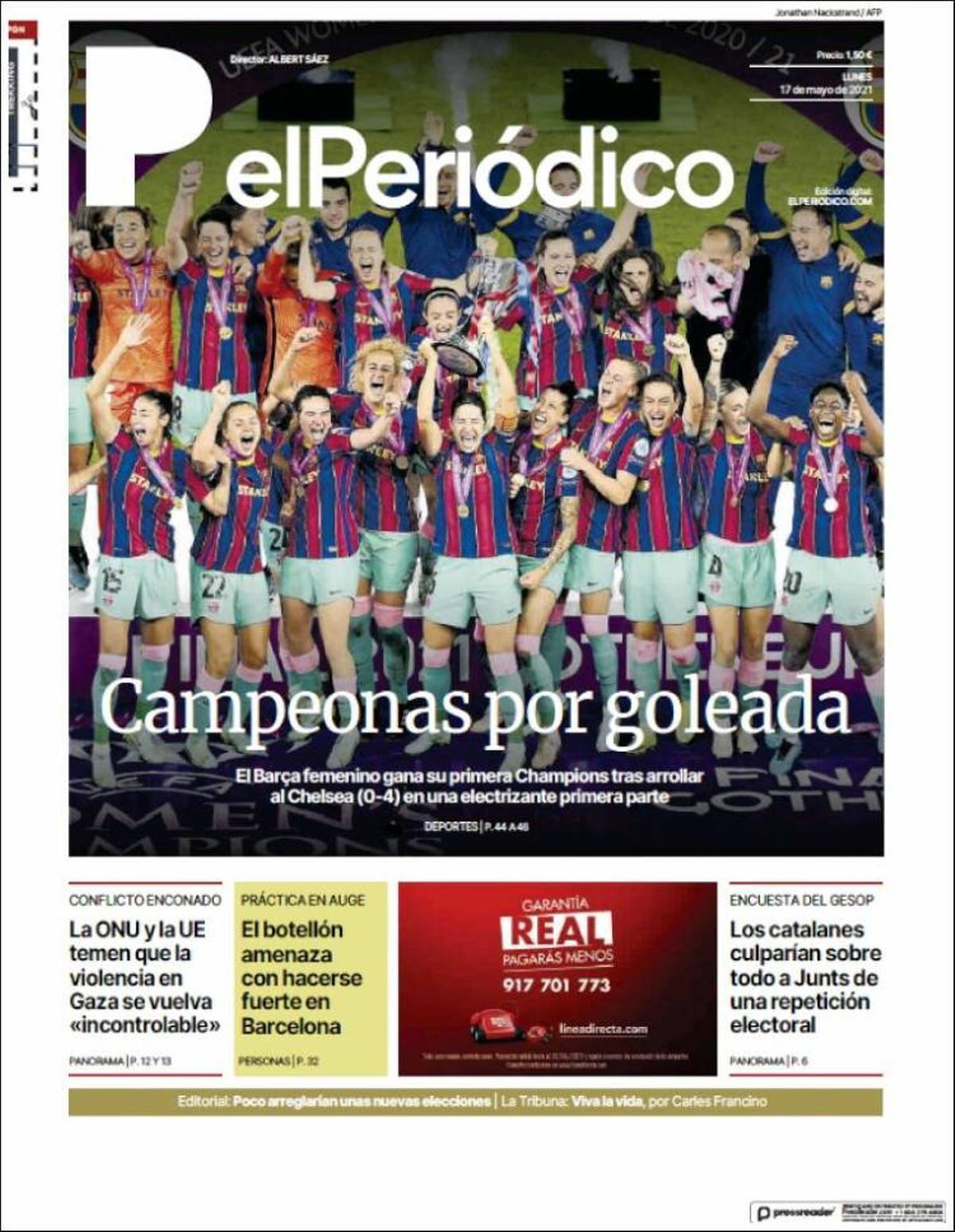 Portada elPeriódico Portada elPeriódico