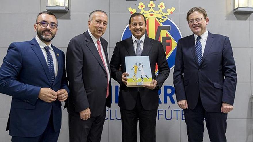 El President de la Generalitat, invitado de honor del Villarreal-Valencia