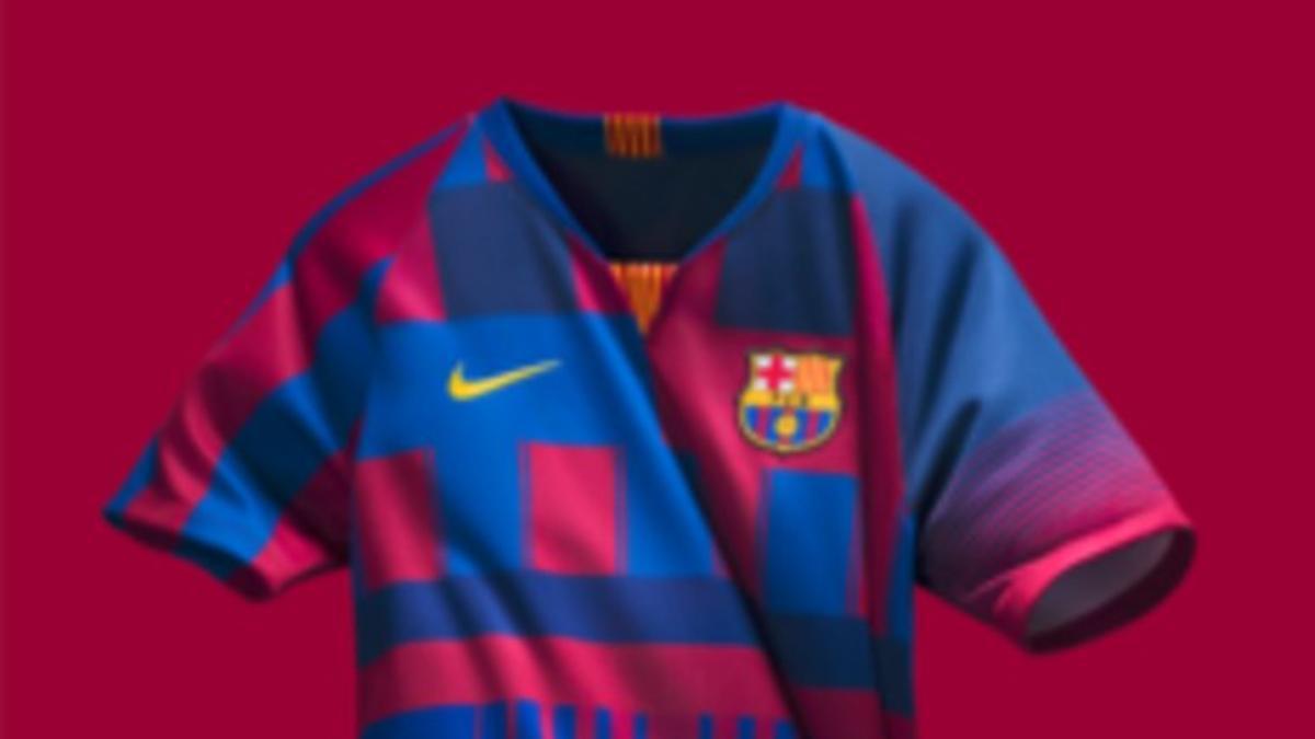 La camiseta del FC Barcelona, de Nike.