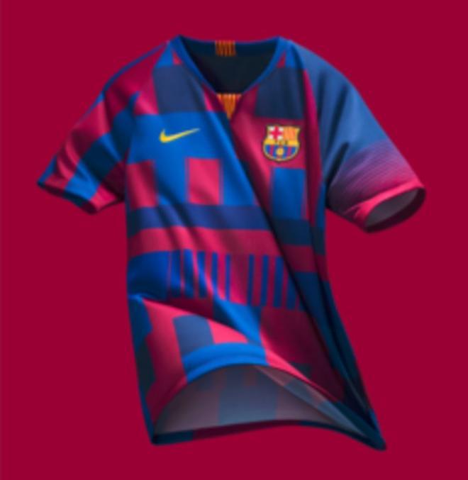 La camiseta del FC Barcelona, de Nike.