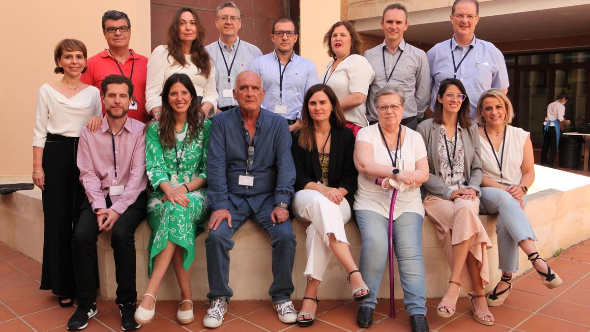 Organizadores y ponentes de la II Jornada sobre Vértigo impulsadas por el Hospital San Juan de Dios en 2023 en Bormujos, Sevilla.