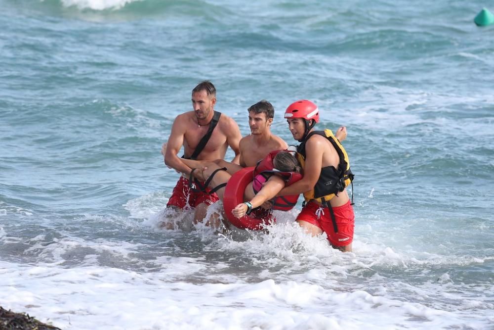 Simulacro de rescate en Cabo de Palos