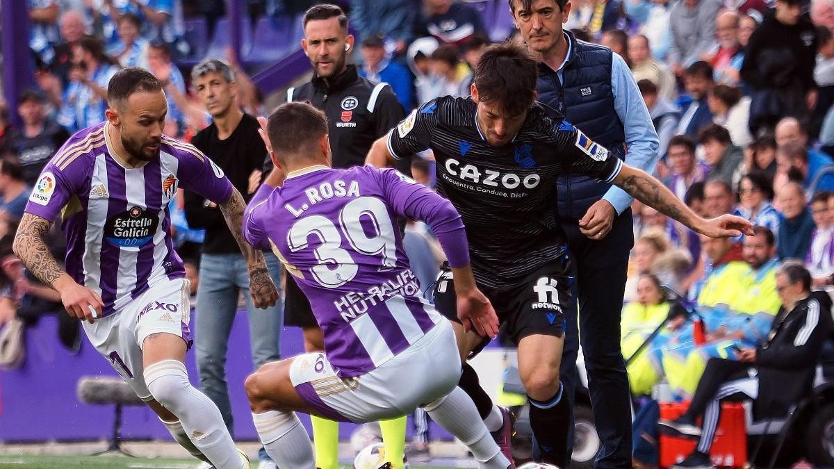 Acción del encuentro entre Valladolid y Real Sociedad