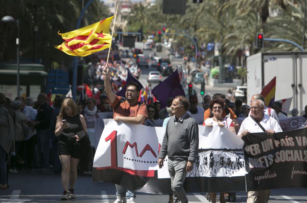 Manifestación del 1 de mayo en Alicante