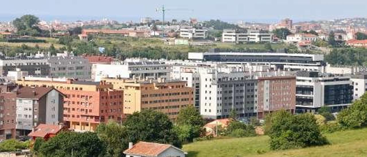 Vista general del barrio de Nuevo Roces.