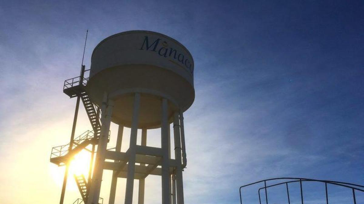 En la imagen, un depósito de agua en Manacor.