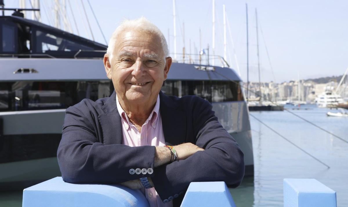Chema Sans ist der Herr über die Boote und den Aufbau bei der Palma Boat Show.