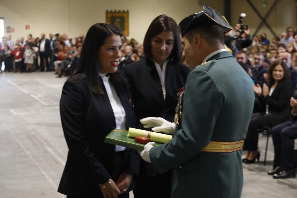 Festividad del Pilar celebrada por la Comandancia de la Guardia Civil de Gijón