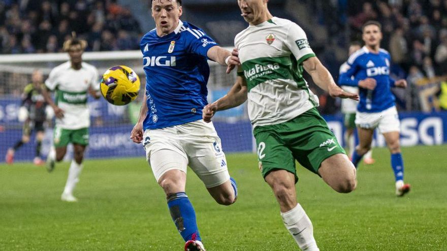 Resumen, goles y highlights del Real Oviedo 1-1 Elche de Ferrol de la jornada 30 de LaLiga Hypermotion