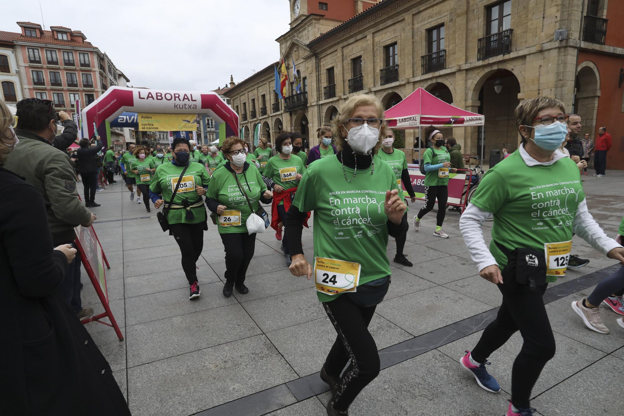 Marcha contra el cáncer de Avilés